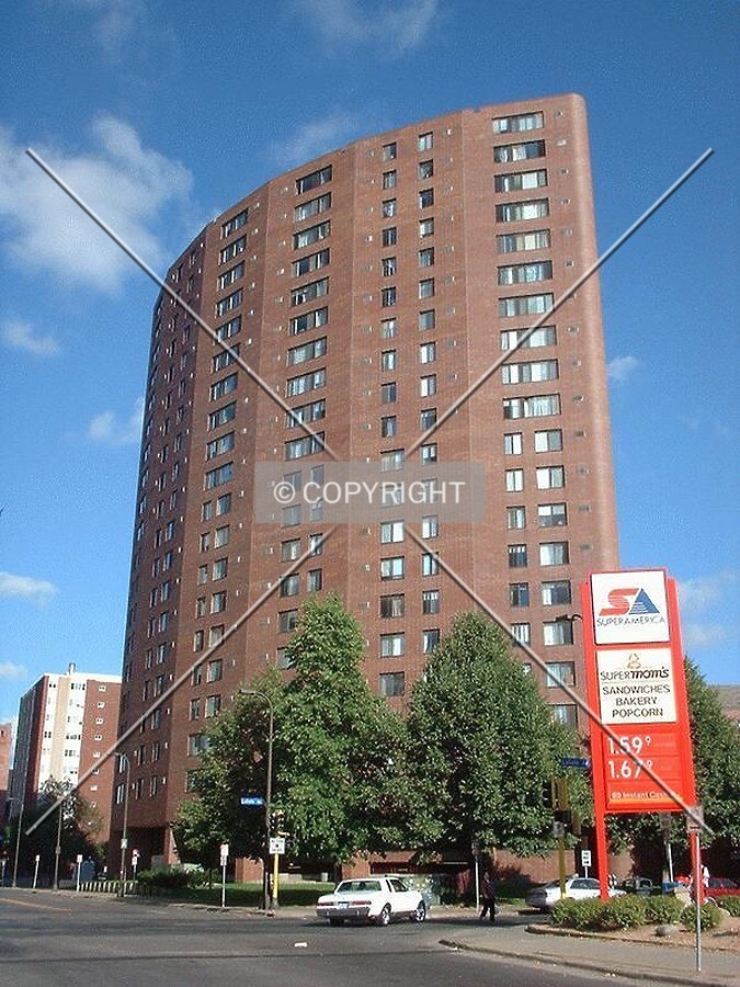 View to the southeast from West Grant Street
