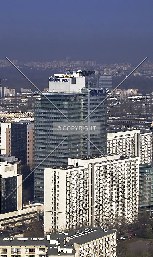 View from the Palace of Culture and Science