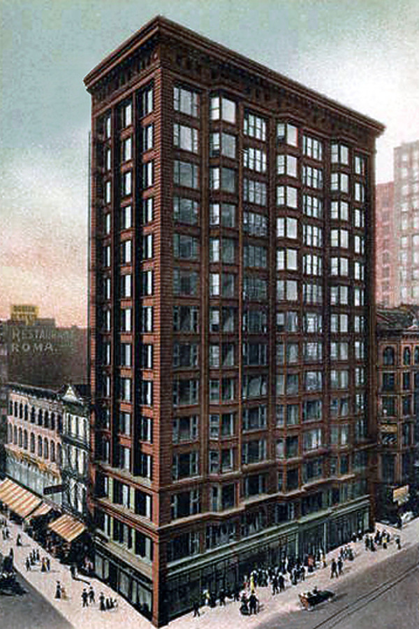 Vintage view from the northeast