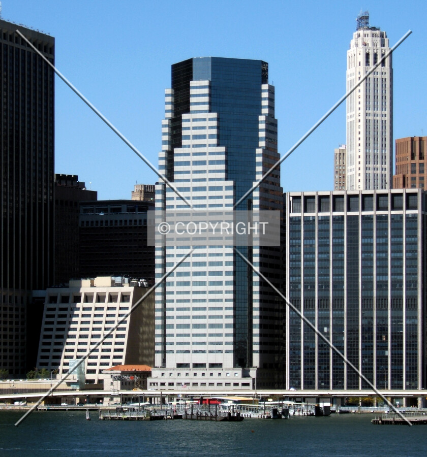 View from the southeast across the East River