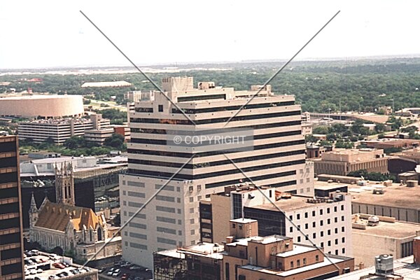 Western view from the 26th floor of One American Center
