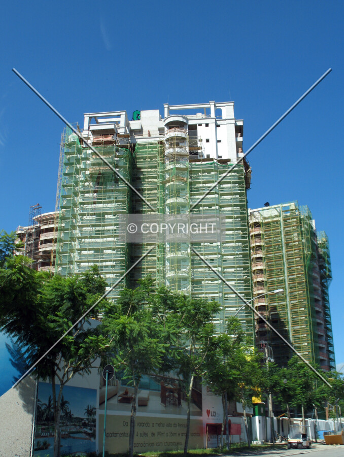 Seen from Rua dos Jacarandás