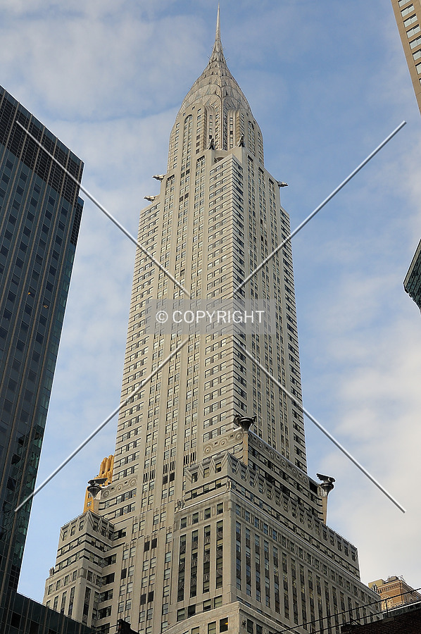 Looking up Chrysler Building