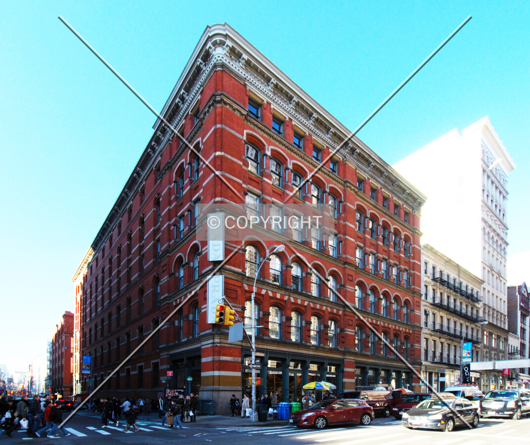 Viewed from the south along Broadway