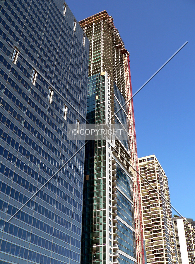 View to the east from Randolph Street