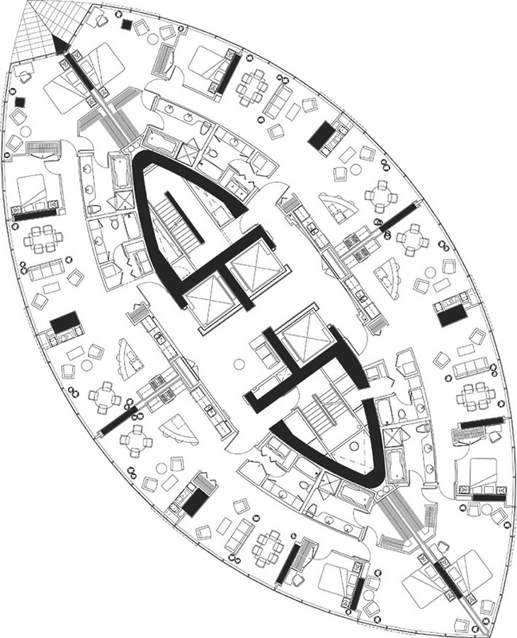 Typical floor plan (condominiums)