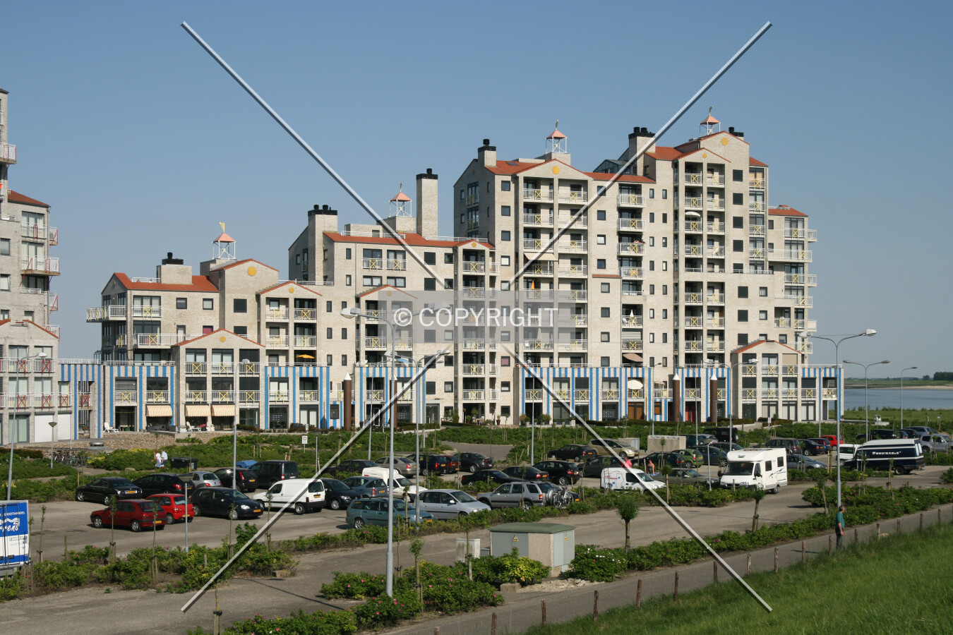 View from the west