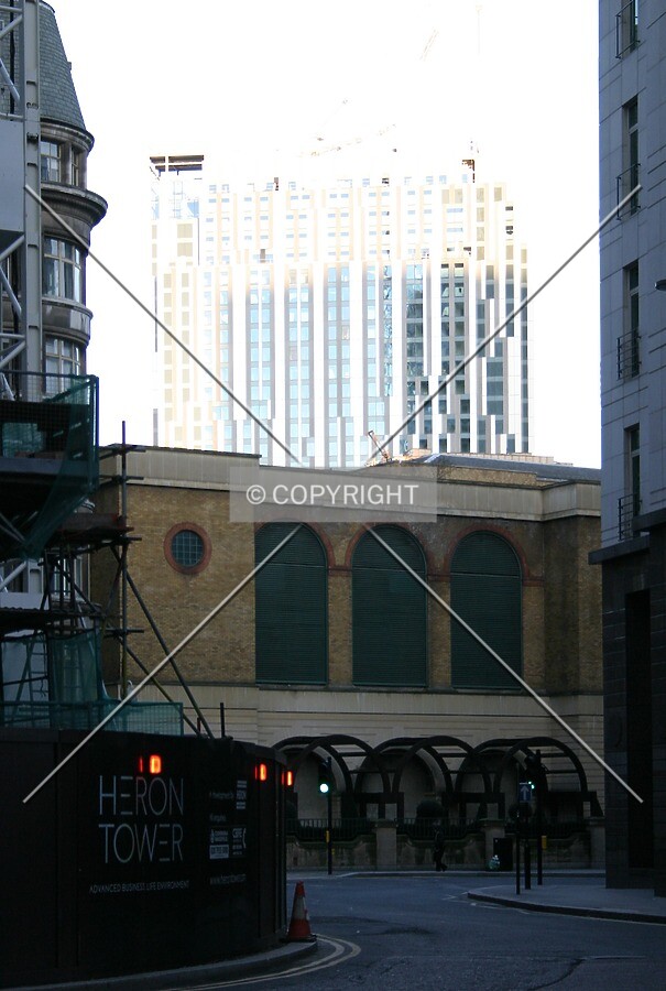 View northeast of the top from Camomile Street