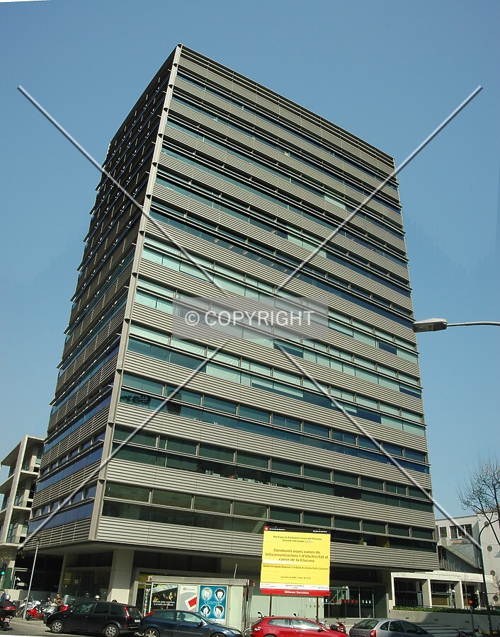 Looking up from the northwest side