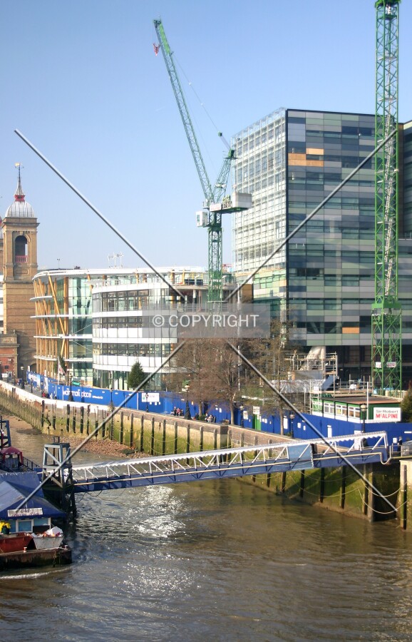 View northwest from London Bridge