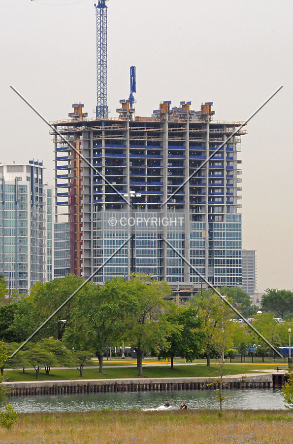 Looking northwest from Northerly Island