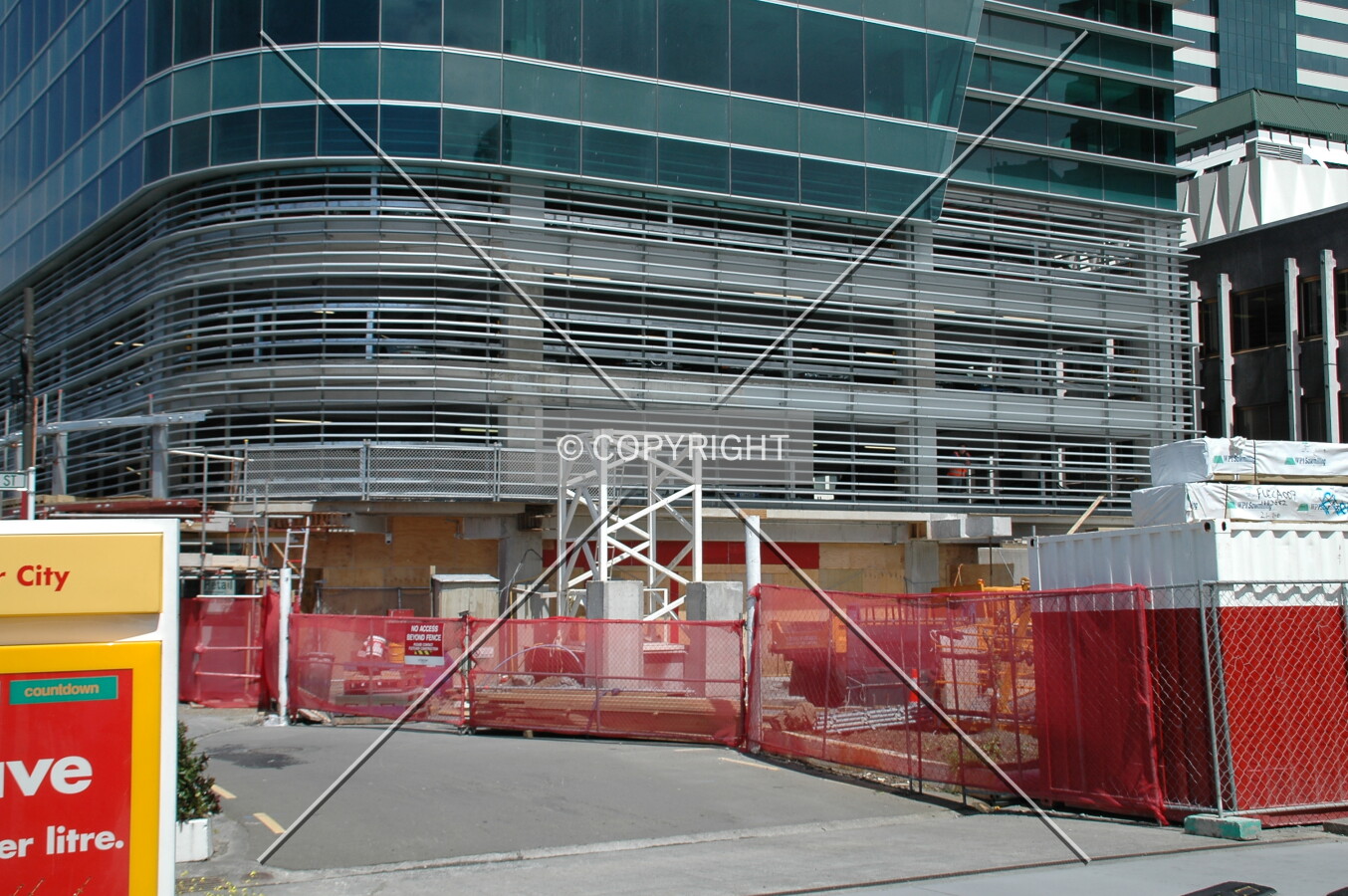 Base of the building