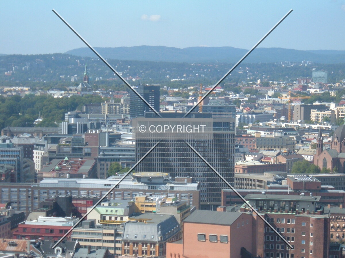 View from Oslo Plaza Radisson SAS Hotel
