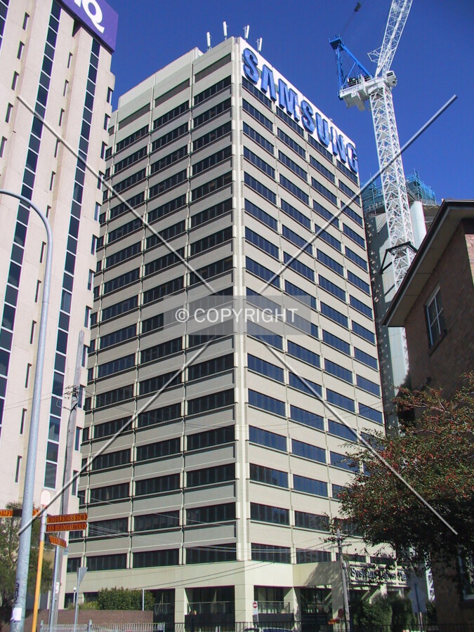 View of the northeast corner from Lavender Street