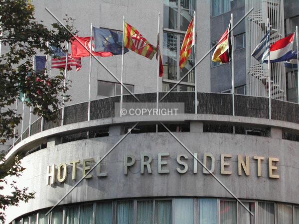 View of the building's name sign