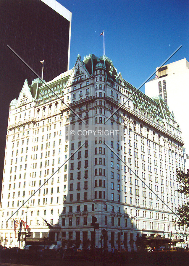 View from the northeast on 5th Avenue with the shadow of the Sherry-Netherland