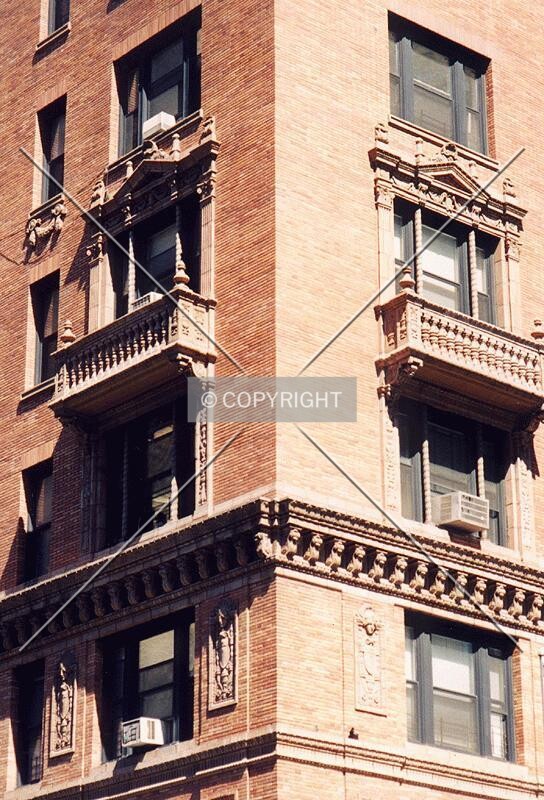 Detail at southeast corner