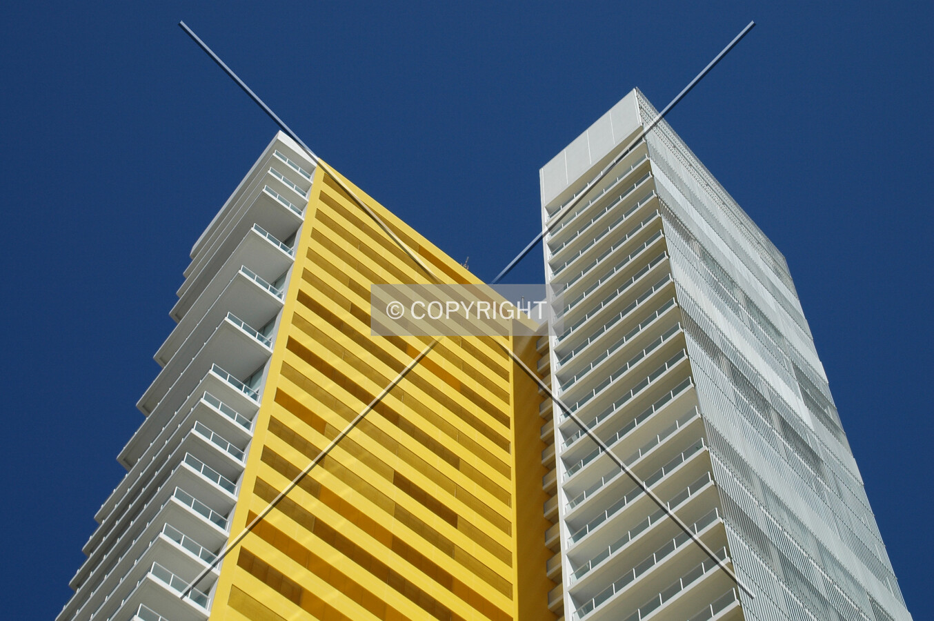 Looking up at the top levels