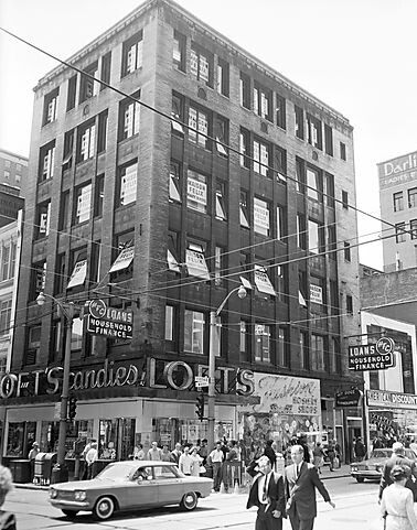 Vintage view from the northeast