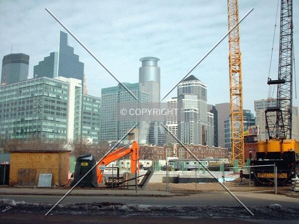 View to the north, from Grant Street - February 28, 2003