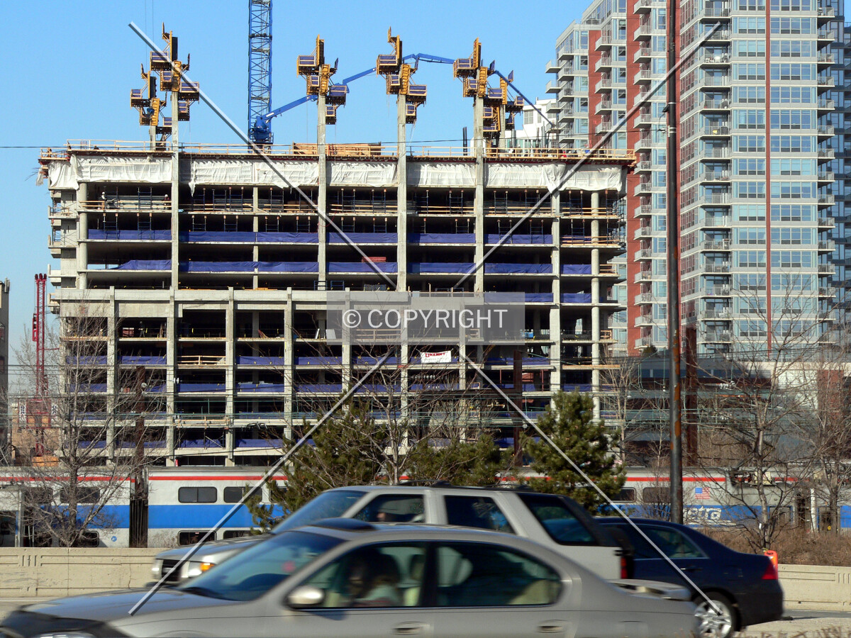 View to the west from Lake Shore Drive
