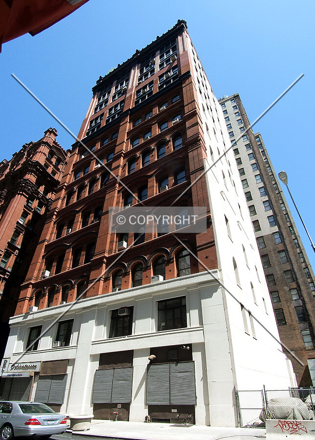View from the south on Beekman Street