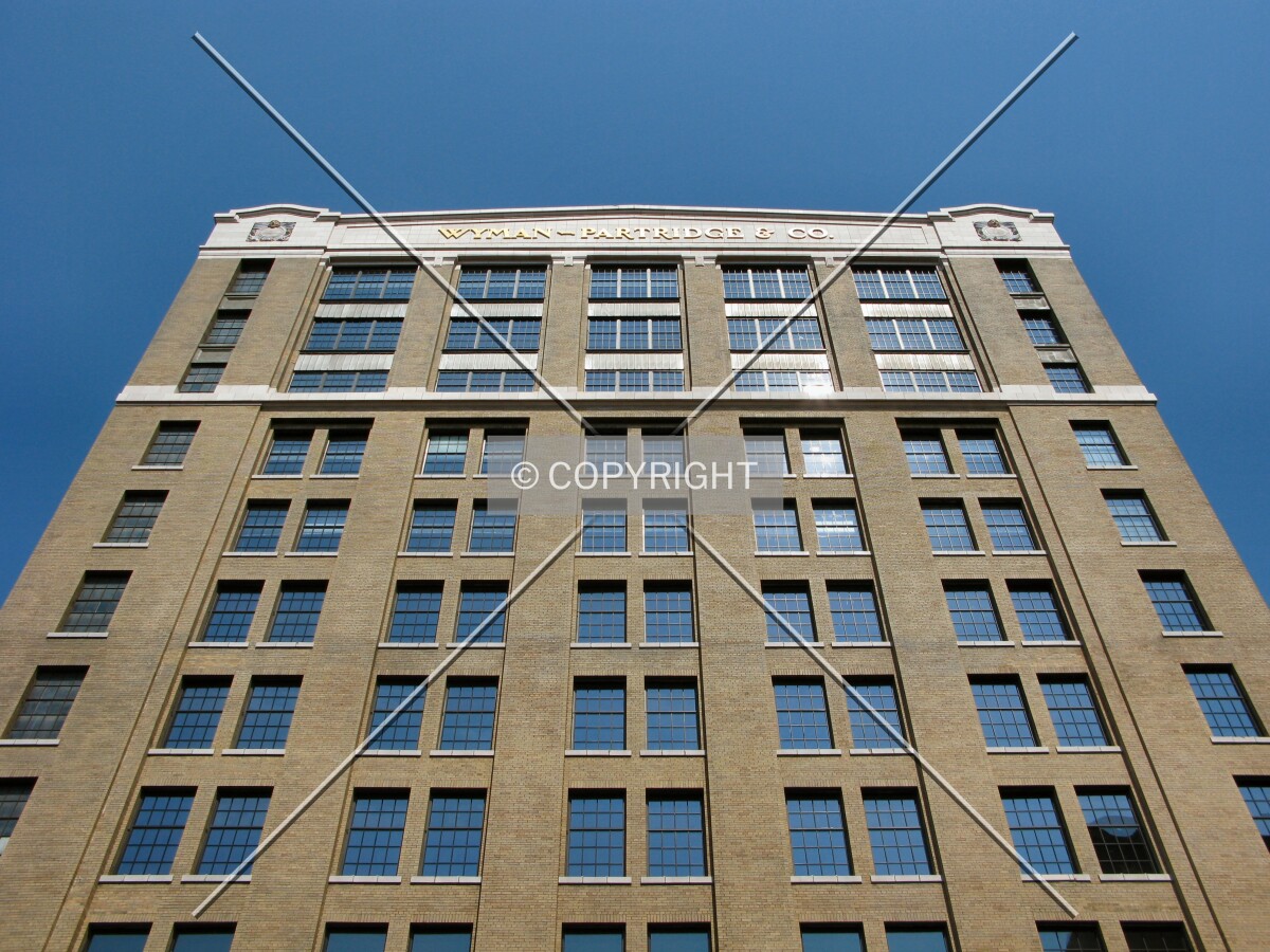 Looking up from 5th Street North
