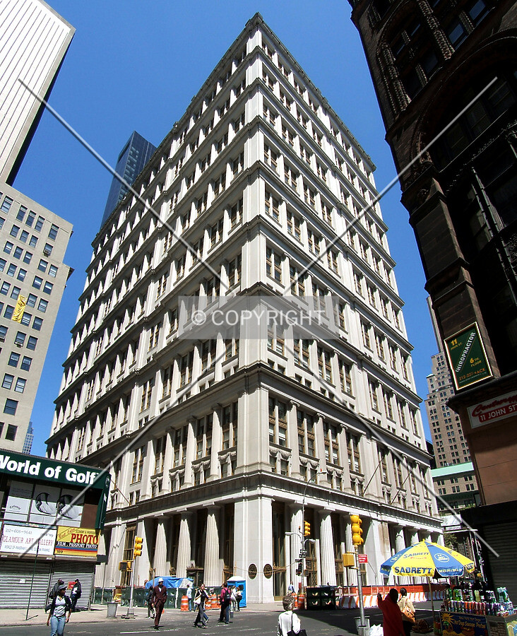 View from the southeast across Broadway