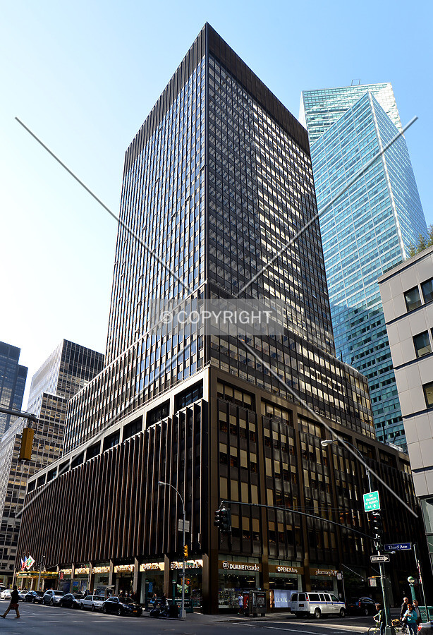 View from the northeast at 3rd Avenue and 53rd Street