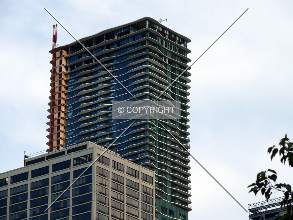View to the southeast from Michigan Avenue