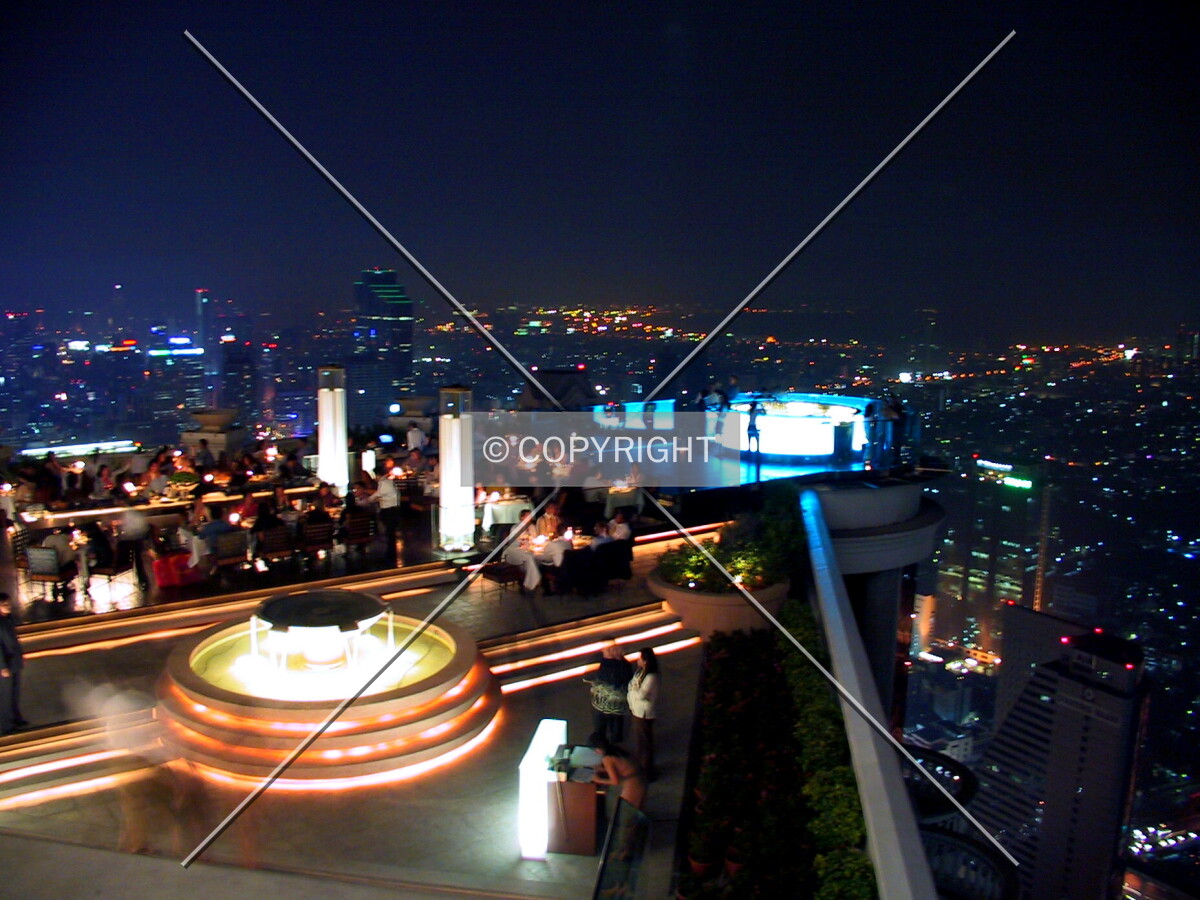 View of the rooftop restaurant - Sirocco