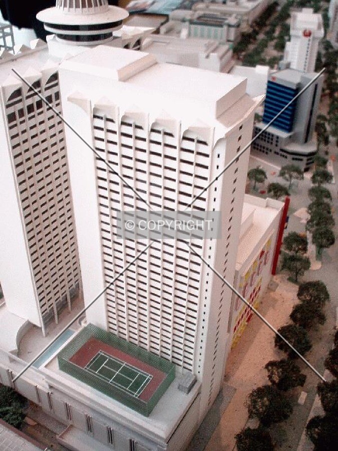 Model of the tower