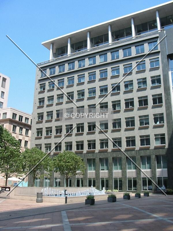 View of the Columbus Courtyard facade
