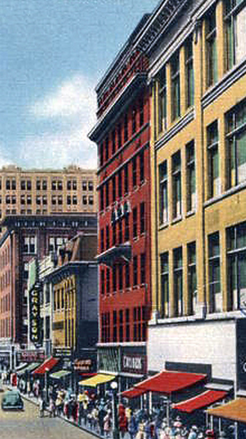 Vintage view from the east