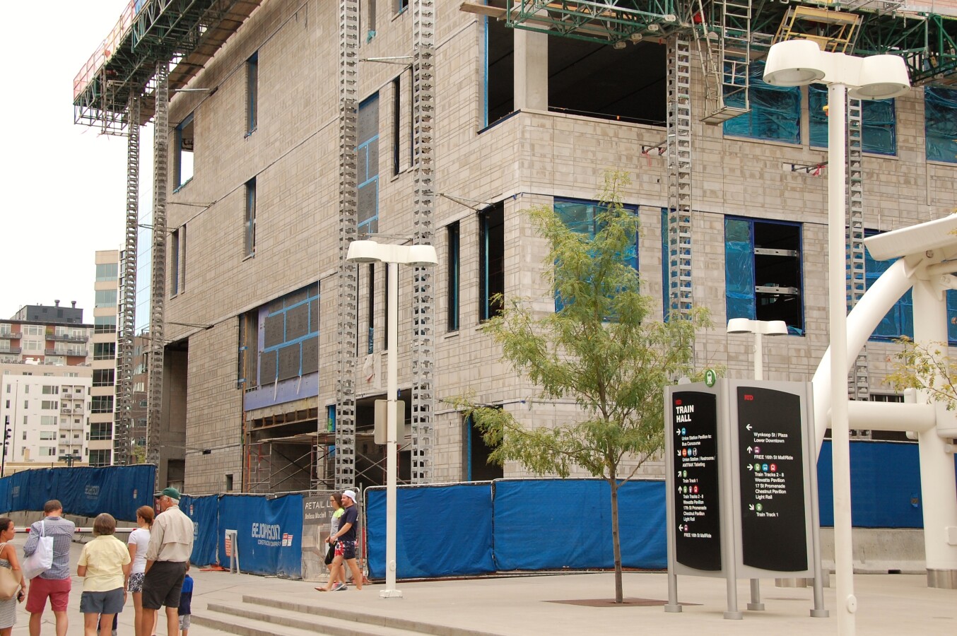 View from the northeast