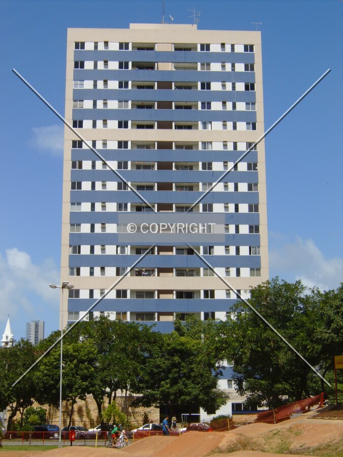 North façade from Jaqueira Park
