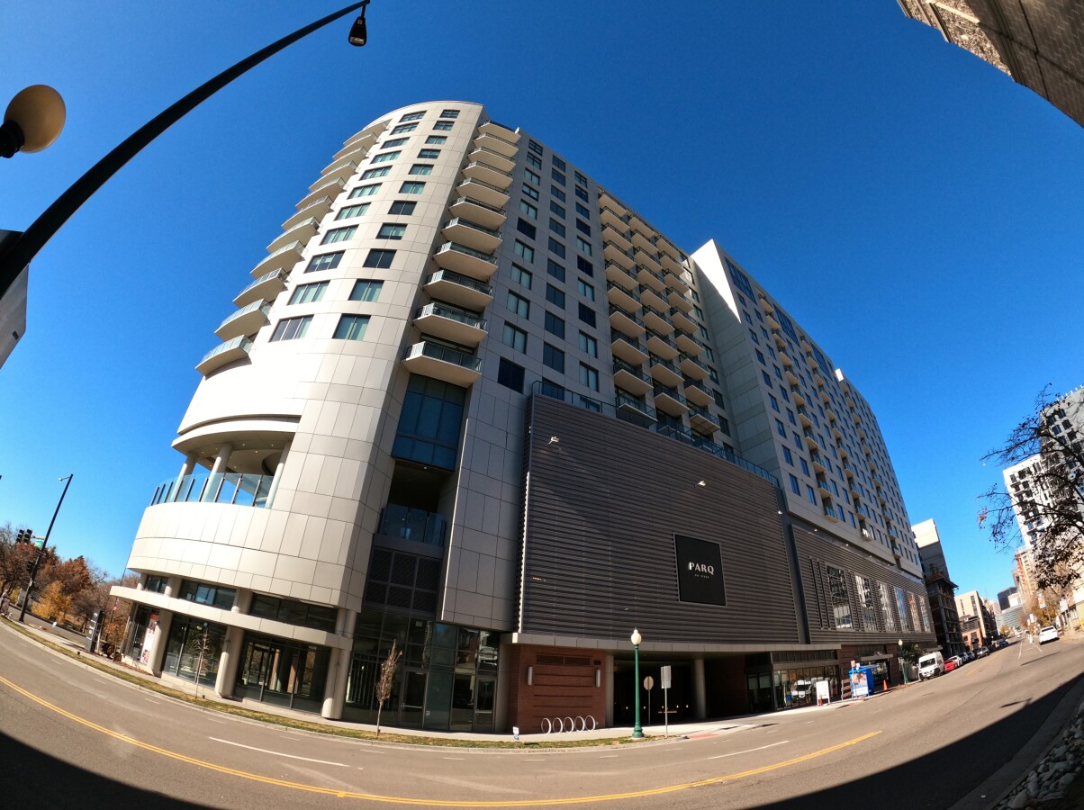 Wide angle view to the north