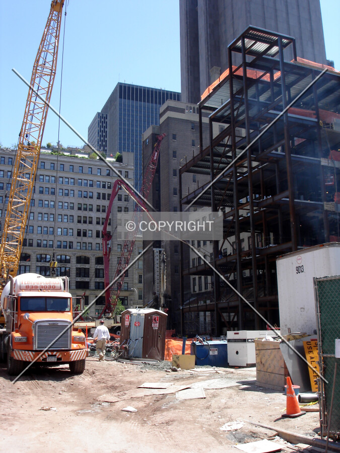 Viewed from the northwest corner of the site