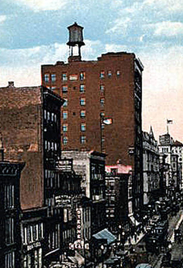 Vintage view from the southwest