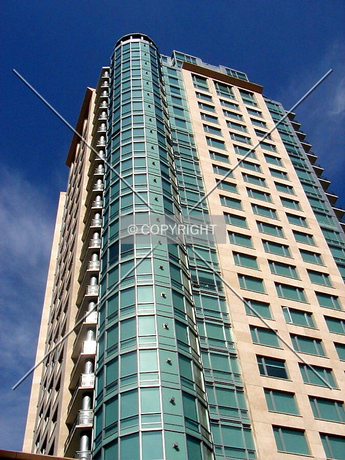 Southeast corner from Cordova Street