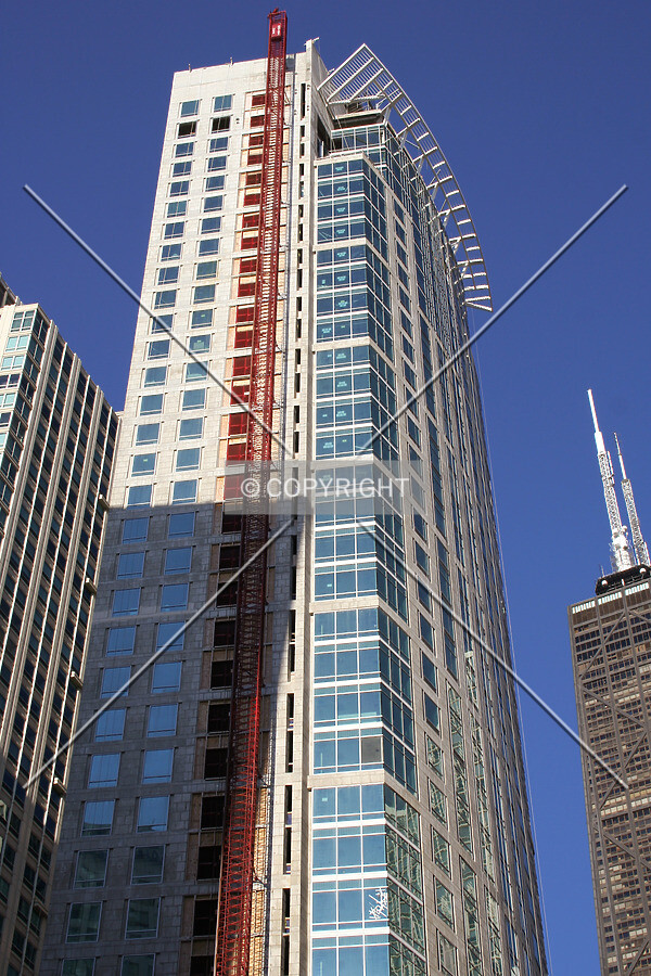 Looking up from the southwest