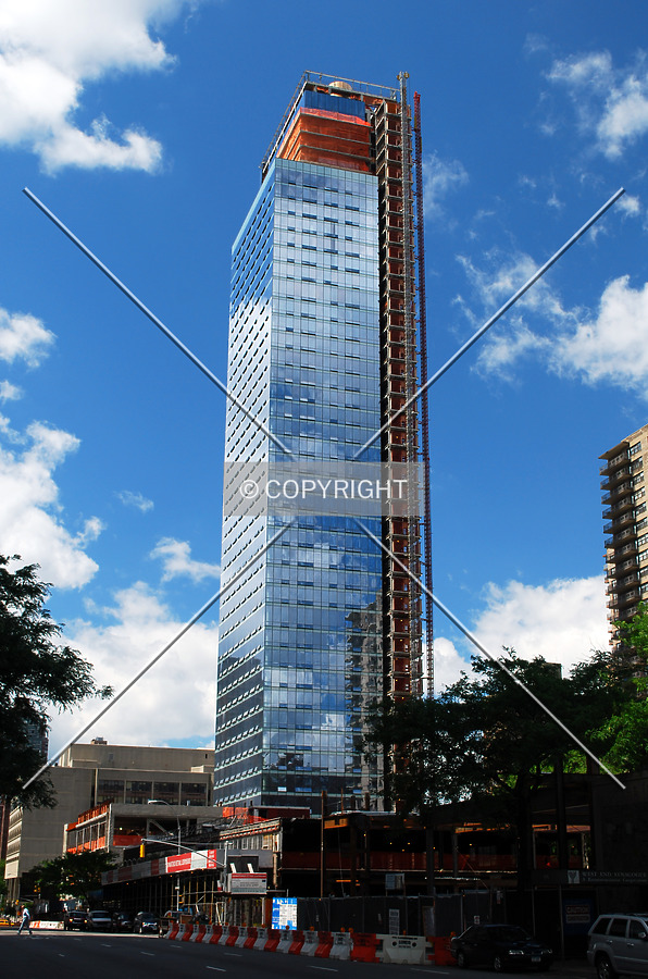 Viewed from the northeast along Amsterdam Avenue
