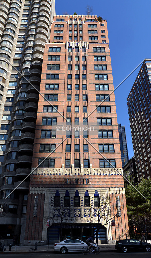 View from the northwest on Columbus Avenue