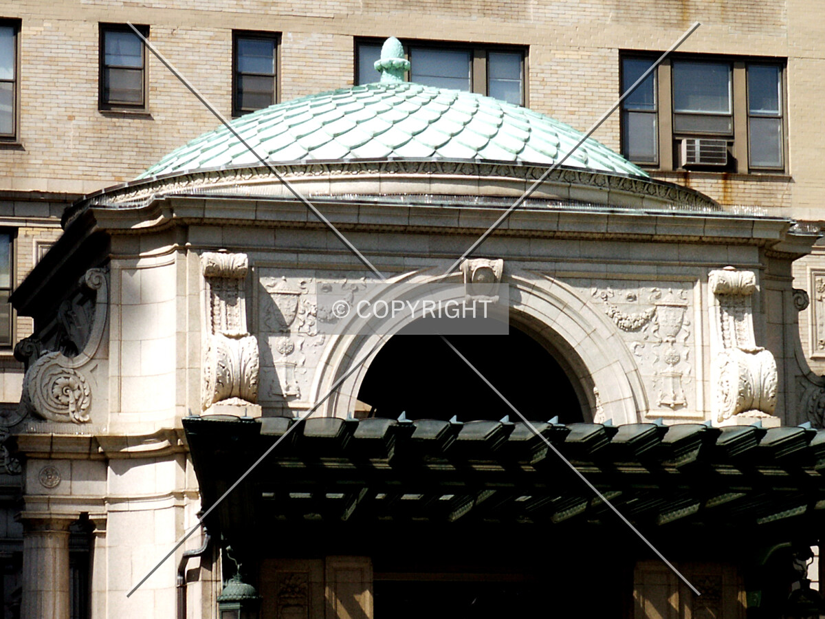 Dome over the entrance