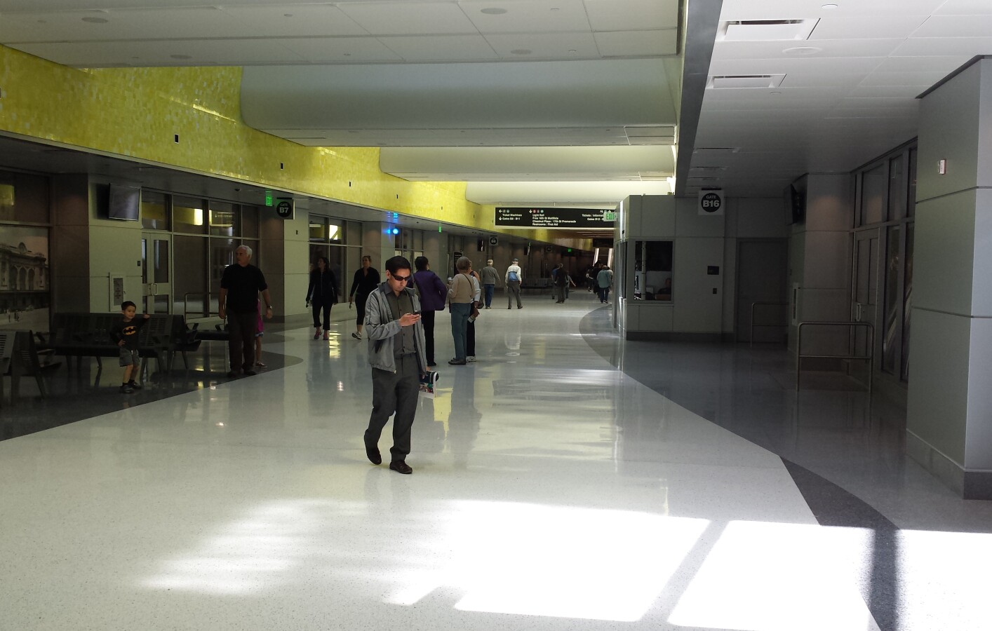 View of the concourse