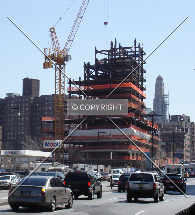 Looking eastward on Flatbush