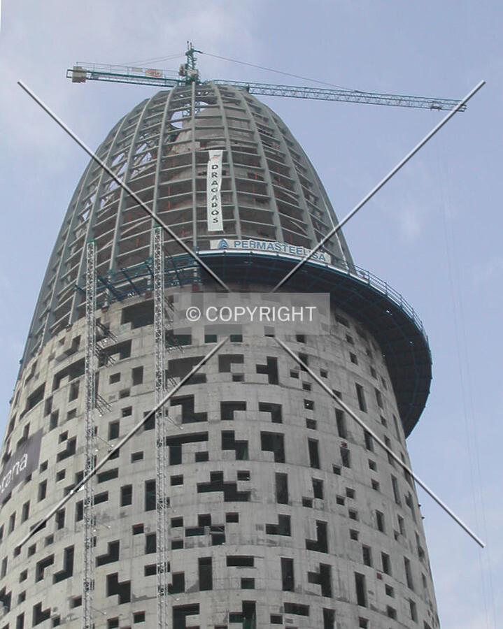 View of the new additions to the top