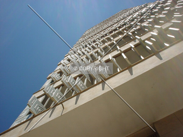View of the facade