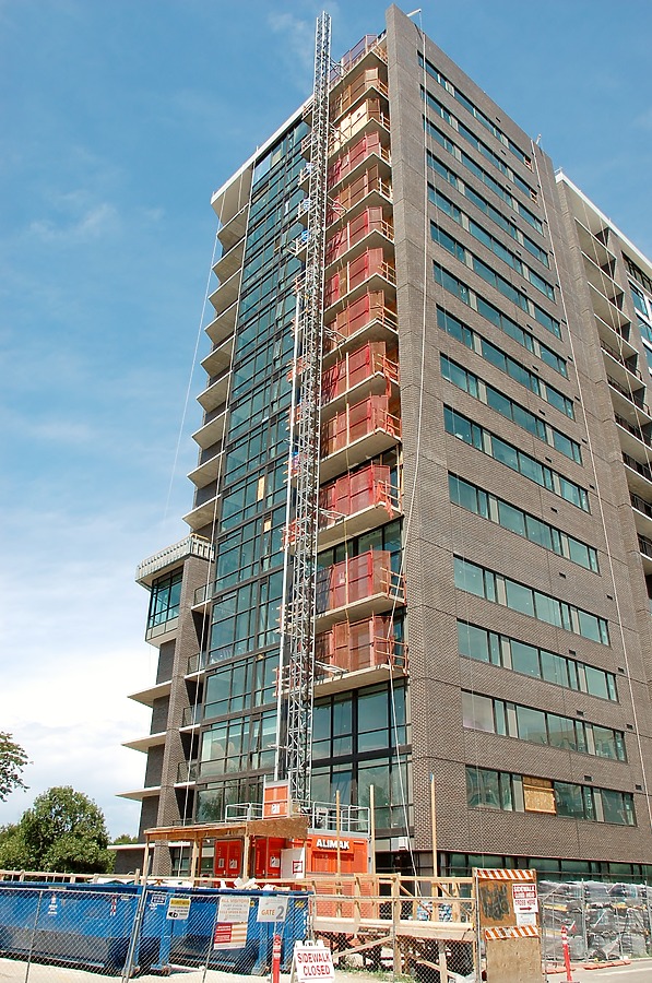 View from the southeast