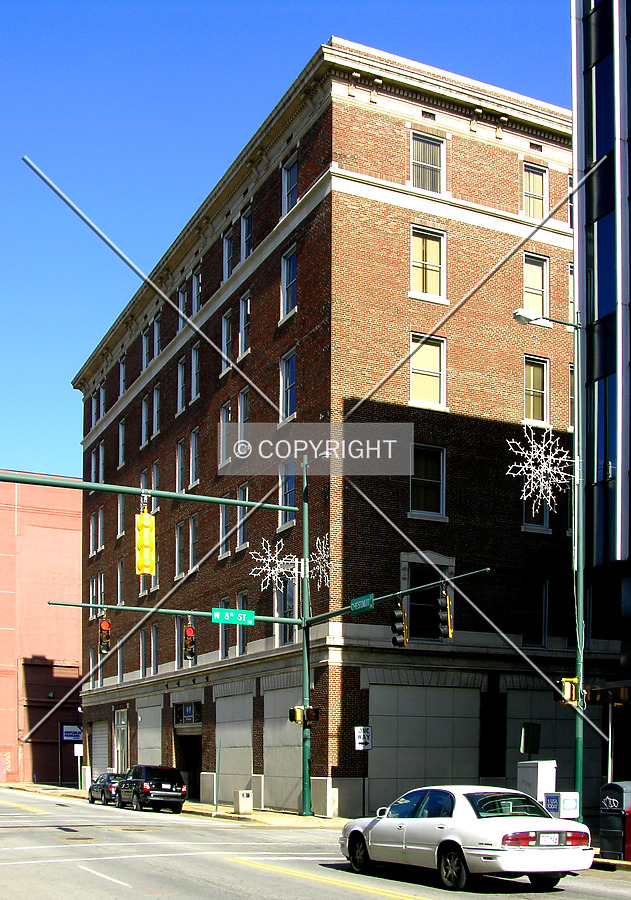 From the southwest across Chestnut Street